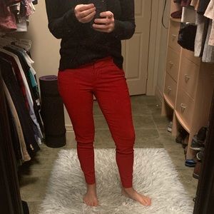 The Limited Exact Stretch size 4 red pants